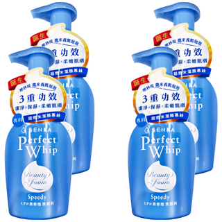 SENKA 專科 台灣公司貨 超微米潔顏慕絲, 150ml, 4瓶