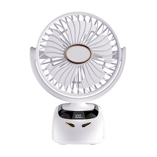 OMG 5檔數顯夾子風扇, N33, 白色