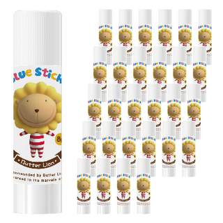 SIMBALION 雄獅 奶油獅 口紅膠, 8g, 30支