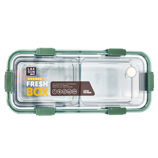 Wild Peak 野峰 多功能置物盒 湖水綠 1250ml, 1盒, 2層