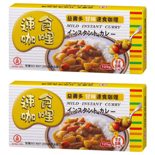 工研 KONG YEN 益壽多甘味速食咖哩，方便快速上桌的美味咖哩，居家料理好幫手, 125g, 2盒