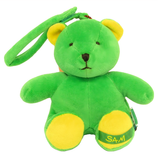 K's Kids 奇智奇思 鑰匙圈, 山姆熊 綠色, 1個