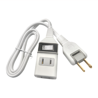 Mayka 明家 2孔插頭1開關2插座 高阻燃延長線 過載自動斷電保護, 0.9m, SP-224-3, 1個