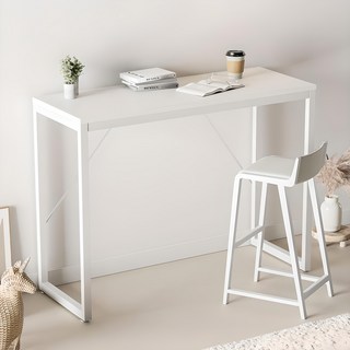 家具感覺 圓孔吧台桌 1200, 白色