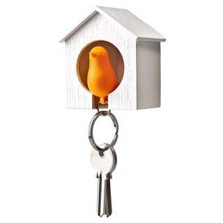 QUALy 雀兒哨匙圈 白屋橘鳥, 1個