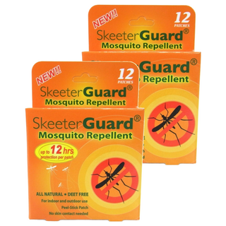 Skeeter Guard 12hr長效防蚊大貼片 30包 天然DEET Free 直徑4cm 台灣製造, 2盒