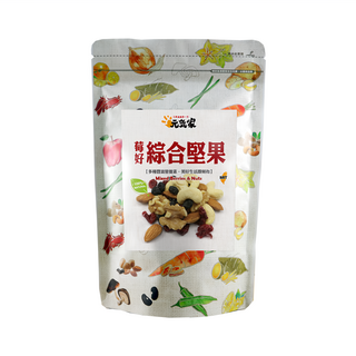 元氣家 莓好綜合堅果, 輕烘焙保留營養, 酥脆口感帶有濃郁果香, 健康滿分, 200g, 1包