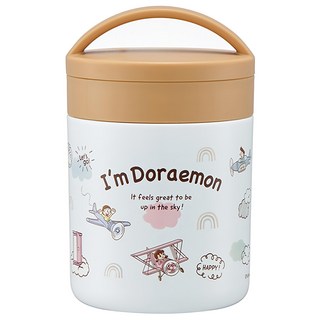 Skater 輕量不锈鋼保溫罐 85 x 85 x 134mm, 哆啦a夢, 1個