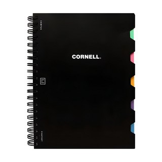 粉紅色的腳 粉紅腳 8000 校園 PP 索引筆記本, 黑色, 1個