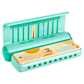 Hape 小小音樂家聲光學習小口琴 3歲以上適用, 綠色, 1個