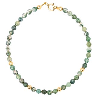 RADIANT STAR 璀璨之星 玉露小石綠髮晶水晶串珠水晶手鍊 KTL675 綠髮晶