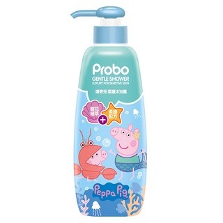 Probo 博寶兒 柔護沐浴露, 植物胺基酸配方, 溫和低敏不刺激, PCA保濕因子, 黑燕麥萃取與類神經醯胺, 500ml, 1瓶