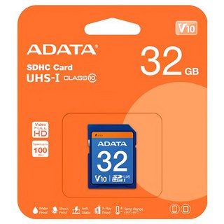 ADATA 威剛 Premier SDHC UHS-I U 記憶卡, 32GB, 1個