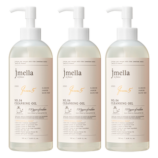 jmella 法式香氛卸妝油 Queen 5 茉莉白麝香, 500ml, 3瓶