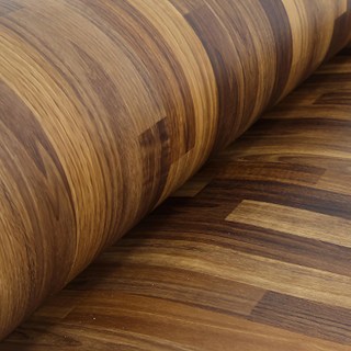 WA. WALL ART 仿真木紋自黏防水壁紙 自带背膠, 深集成柚木