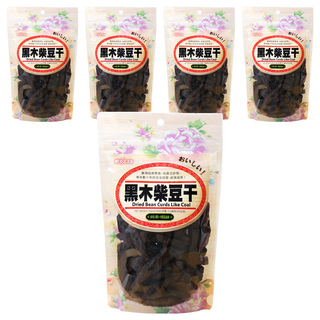 惠香 黑木柴豆干 軟中帶Q 微辣 純素, 300g, 5包