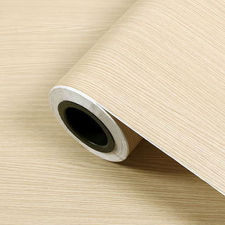 iINDOORS 仿真木頭自黏防水壁紙, 白橡木, 60 x 300cm