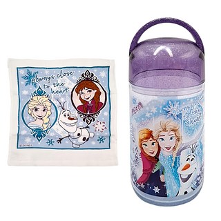 Skater 銀離子小方巾收納盒組, 冰雪奇緣 雪寶, 1組