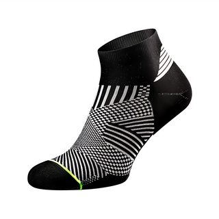 ROCKAY Flare 1/4筒運動機能壓縮襪 50%再生機能尼龍 46%再生聚醯胺 4%再生彈性纖維, 1雙, Black/Lime