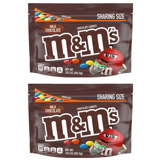 M&M's 牛奶糖衣巧克力 10.0 盎司 分享裝, 283.5g, 2包