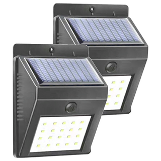 小麥購物 C322 太陽能LED庭院燈 光控款 20珠 100g, 2個
