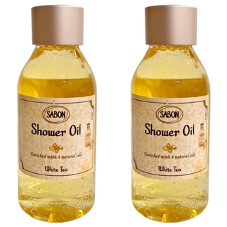 SABON 國際航空版 白茶沐浴油, 100ml, 2件