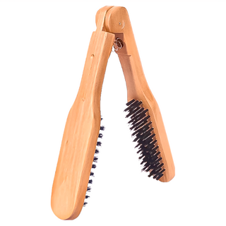 Y903 鬃毛直髮梳 2入 116g 22 x 11 x 4cm 荷木+豬鬃毛, 1組