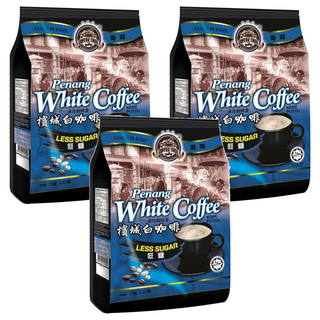 咖啡樹 金裝檳城三合一白咖啡 15包, 40g, 3袋
