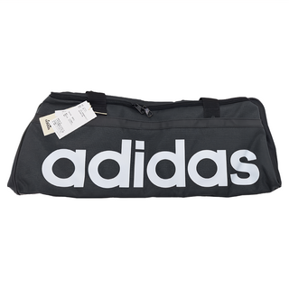 adidas 愛迪達 LINEAR DUFFEL 行李袋, 黑色, 1個