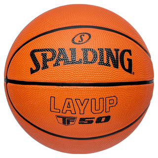 SPALDING 斯伯丁 LAYUP TF-50 橡膠籃球 560~650g, SPA84332, 7號, 1個