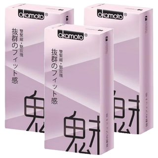 okamoto 岡本 City FIT 緊魅型保險套, 10個, 3盒