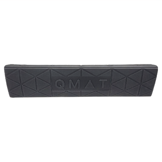 QMAT 三角折墊 POE聚烯彈性體 台灣製造, 182 x 66cm x 7mm, 炭黑/紅色, 1個