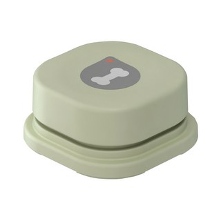 MewooFun 喵乎汪也 寵物萌爪互動錄音按鈕, 灰色, 8.5*8.5*4.1cm, 105g, 1個