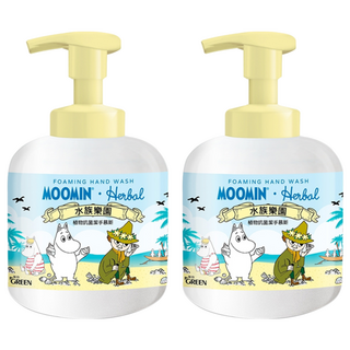 GREEN 綠的 植物抗菌潔手慕斯 水族樂園, 400ml, 2瓶