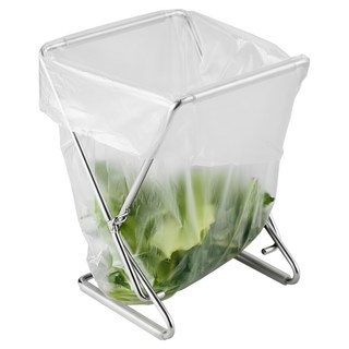 WAGENSTEIGER 可折疊廚餘袋支架, 1個, 單色