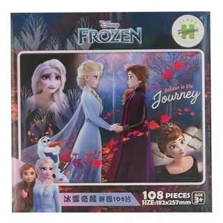 HUNDRED PICTURES 百耘圖 FROZEN 冰雪奇緣 2 拼圖 108片 182x257mm, 冰雪奇緣2, 1盒