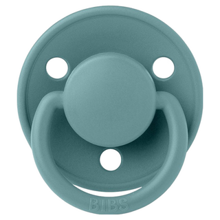 BIBS De Lux矽膠奶嘴 圓形安撫奶嘴 食品級矽膠製造, 0~18m, 海綠, 1個