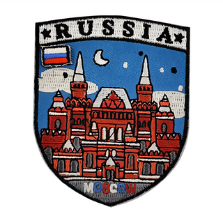 A-ONE 匯旺 地標造型刺繡 俄國 莫斯科 7.5x6cm, NO.167, 1件