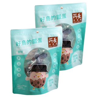 所長茶葉蛋 原味好鳥的鐵蛋, 5包入, 台灣製造, 75g, 2袋