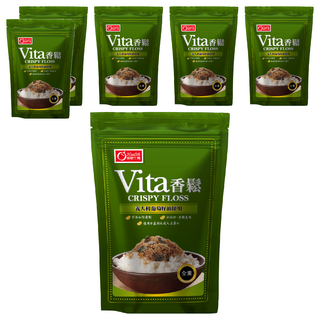 康健生機 vita香鬆, 義大利葡萄籽油使用, 添加芝麻、海苔, 全素, 300g, 6包