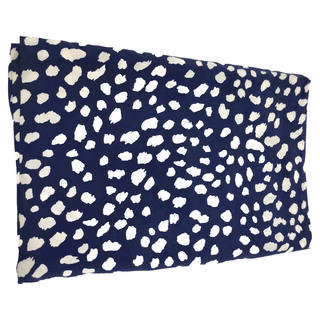 德利生活 機車防曬裙 四色可選 彈力鬆緊帶, 適用身高(150~175cm), 藏青白點