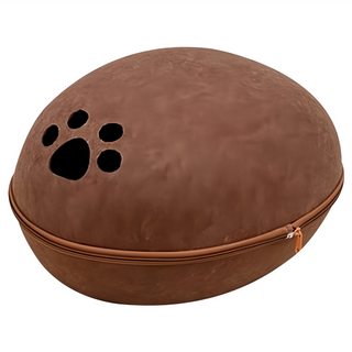 寵物蛋殼睡窩, 1個, 咖啡色