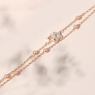 BEOURGUEST 女性層次星星簡約手鍊