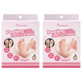 Kameria 足足稱奇去皮嫩足膜, 17ml, 2片, 2盒