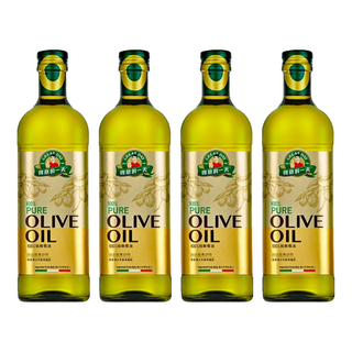 得意的一天 100%義大利橄欖油, 頂級冷壓, 專業精煉, 油質清澈, 穩定, 發煙點超過210℃, 1L, 4瓶
