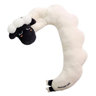 GOOD NIGHT BABY 動物造型兒童抱枕, 綿羊象牙白