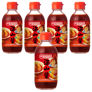 萬家香 海山醬，非基因改造黃豆製成，古早美味, 225g, 5瓶