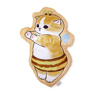 Miravivi 貓福珊迪 抱枕 柔軟絨毛材質 精緻印染, 變裝蜜蜂, 66 x 42cm