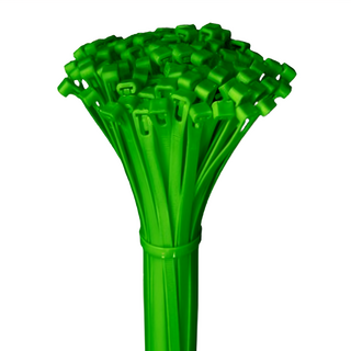 POLYWELL 可鬆式束線帶 PW15-T65-0081 5 x 200mm 100個, 綠色, 100條