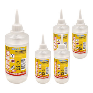 FU SAN 富山 保麗龍膠 透明無色膠狀, 250ml, 5瓶